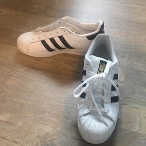 Adidas Superstars Size 5
